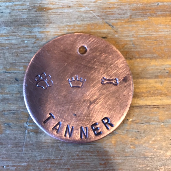 Custom hand made Nickel or copper I.D. tag - Picture 4 of 4